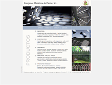 Tablet Screenshot of enrejadosmetalicos.com